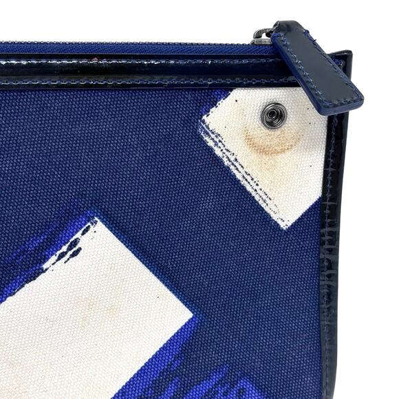 Burberry Striped Canvas Pouch - Picture 6 of 13